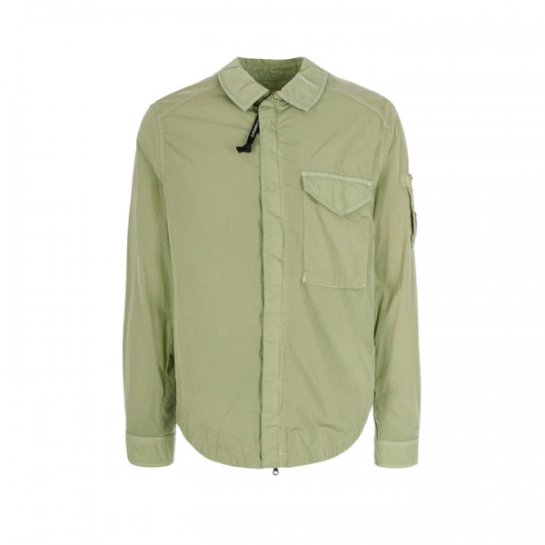 26SS 렌즈 와펜 크롬 R 오버셔츠 자켓 모스그레이 20CMOS710A 005904G 610