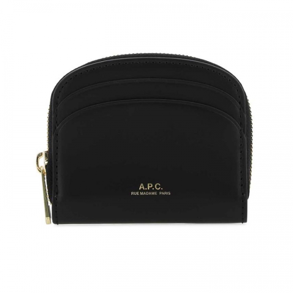 ◆당일◆26SS 데미룬 로고 하프문 코인 카드지갑 블랙 PXAWV F63437 LZZ