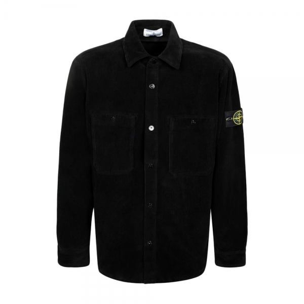 ◆당일◆25FW 와펜 패치 오가닉 코튼 코듀로이 워크셔츠 블랙 K2S15 1200012 S0212 V0029