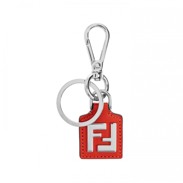 ◆당일◆25FW 시그니처 로고 스퀘어 키링 레드 7AP078 AFF2 F1SCE