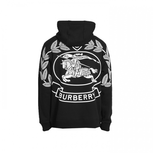 ◆14주년◆애본데일 백로고 프린팅 기모 후드티 블랙 8057967