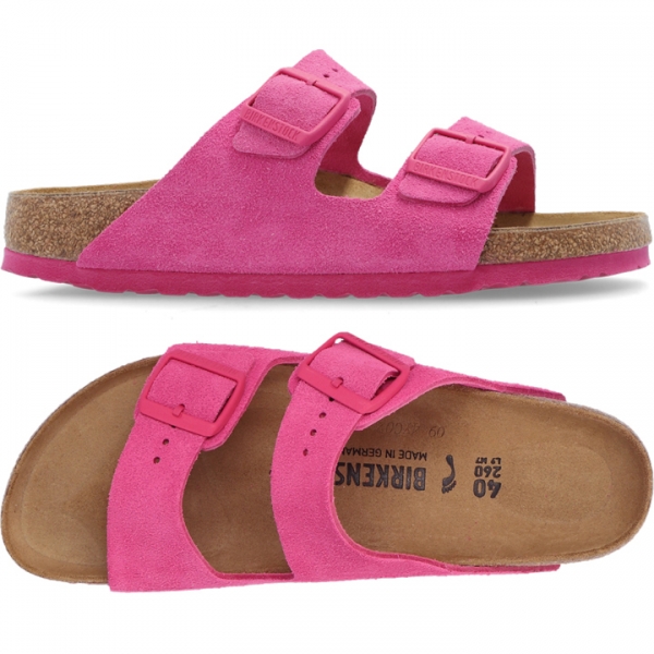 ◆당일◆24SS 아리조나 ARIZONA BS 네로우핏 샌들 푸시아튤립 1027069 FUCHSIA TULIP