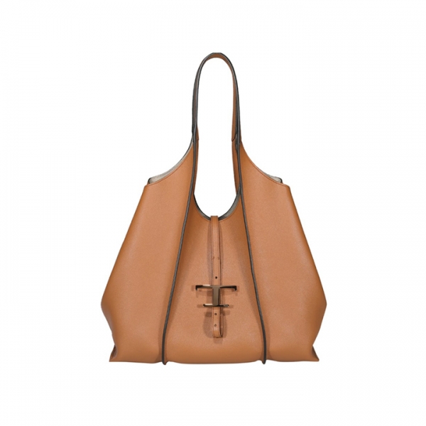 ◆당일◆26SS 타임리스 미디움 쇼퍼&토트백 브라운 XBWTSBA0300 Q8E S410