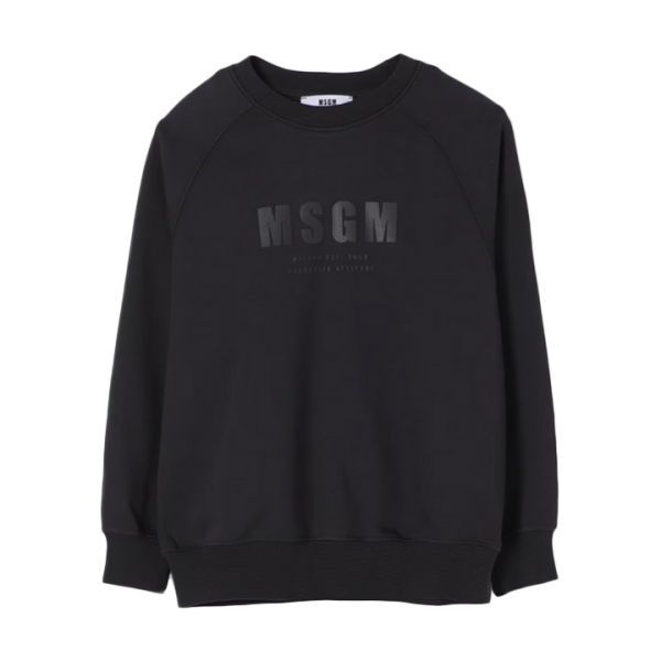 ◆키즈◆키즈 로고 프린팅 스웻셔츠 블랙 S5MSJUSW168 110