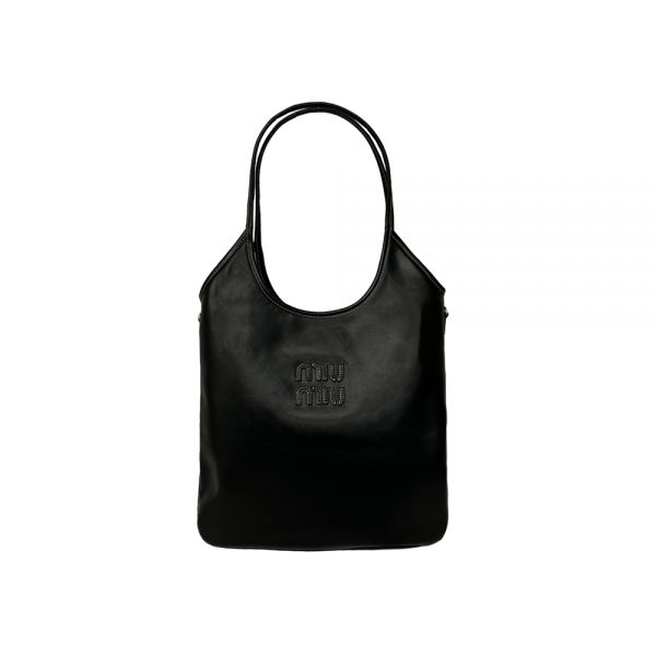 26SS 자수 로고 아이비 레귤러 토트&숄더백 블랙 5BG231 2CRW F0002