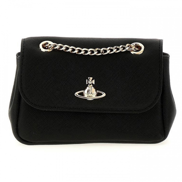 ◆당일◆25FW ORB 금장 로고 체인 숄더백 블랙 5C01000BW L001N N402