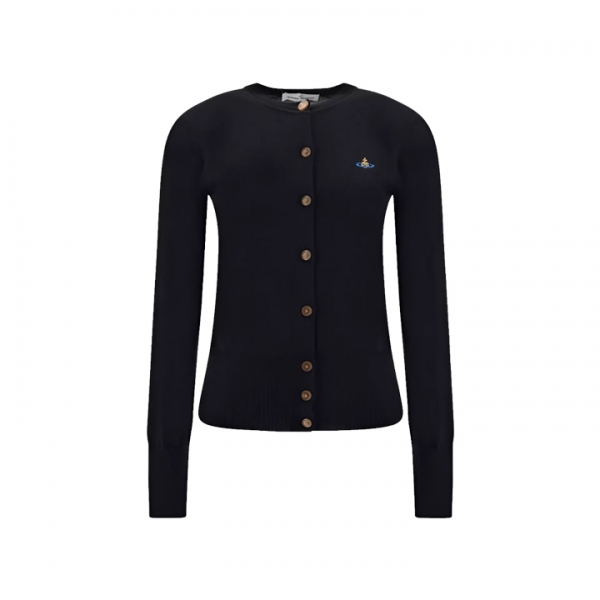 ◆당일◆26SS ORB 로고 자수 BEA 울 가디건 블랙 1803002P Y0006 N403