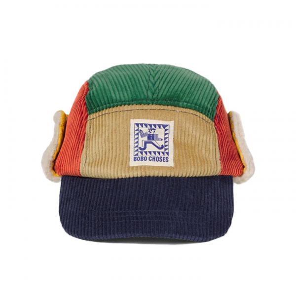 ◆키즈◆키즈 미스터 펜슬 코듀로이 윈터 캠프캡 멀티컬러 B225AI033 991