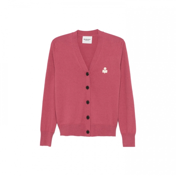 ◆당일◆25FW 카리나 KARINA 로고 가디건 앤틱핑크 CA0104FA C1L17E 40AK