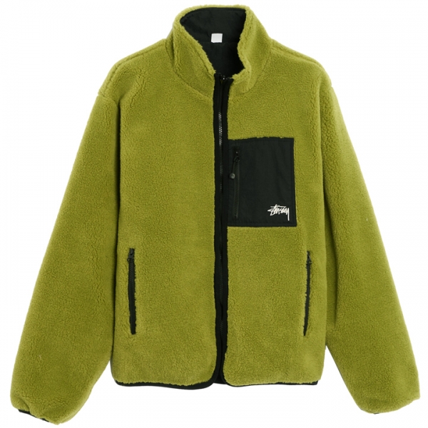 ◆당일◆23FW 셰르파 리버서블 자켓 모스그린 118520 MOSS GREEN