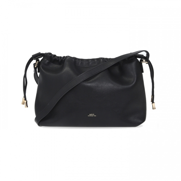 ◆당일◆26SS 니논 NINON 드로스트링 크로스백 블랙 PUAAT F61583 LZZ