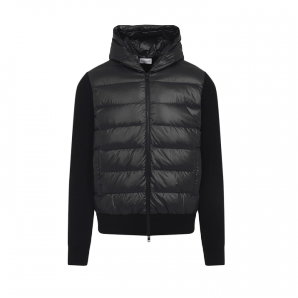 ◆당일◆25FW 로고 패치 울 믹스 패딩자켓 블랙 9B000 41 M1131 999