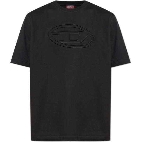 ◆당일◆25SS T-ADJUST-BIGOVAL 로고 티셔츠 블랙 A17402 0NJBM 9XX