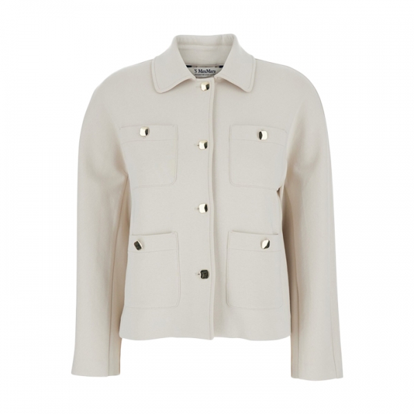 ◆당일◆26SS SMMARMONIOSO 4포켓 블렌드 저지 자켓 아이보리 2619911051 001