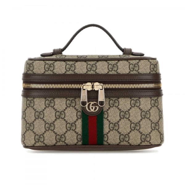 26SS GG 오피디아 스몰 배니티 핸드백 베이지/다크브라운 838491 FAE0P 9746