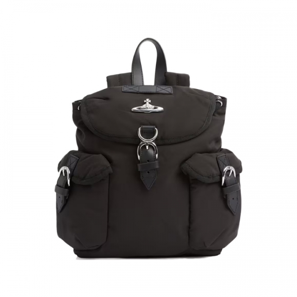 ◆당일◆26SS ORB 은장 로고 하이랜드 스몰 백팩 블랙 4A03000AU W019E N403