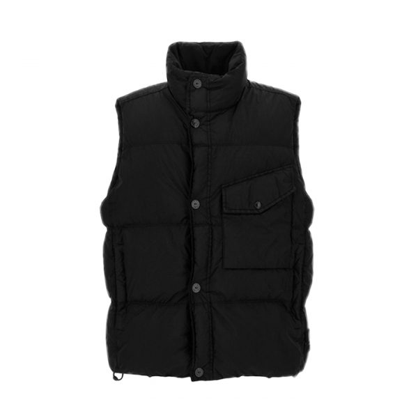 ◆당일◆25FW 가먼트다이 크링클랩스 패딩 베스트 블랙 K2S15 G100003 S0A23 V0029