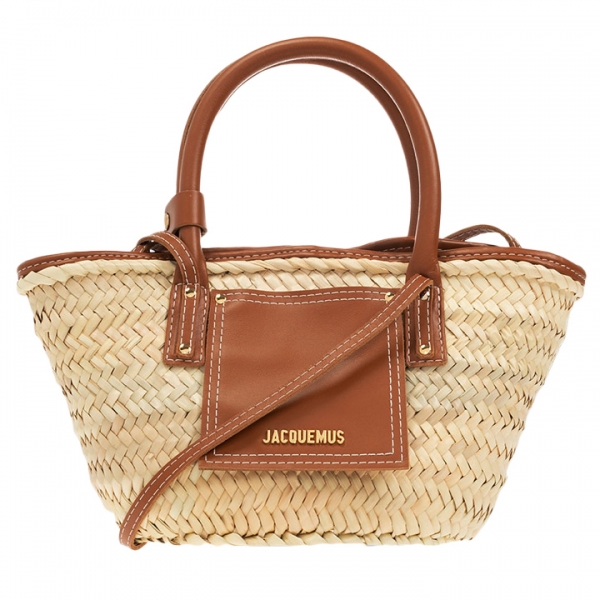 ◆당일◆23FW SOLI 로고 바스켓 백 네추럴/라이트브라운 223BA044 3072 811