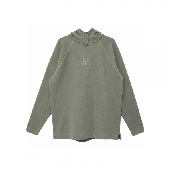 26SS 로고 자수 후드티 카키그레이 20CMSS177A 110635S 921