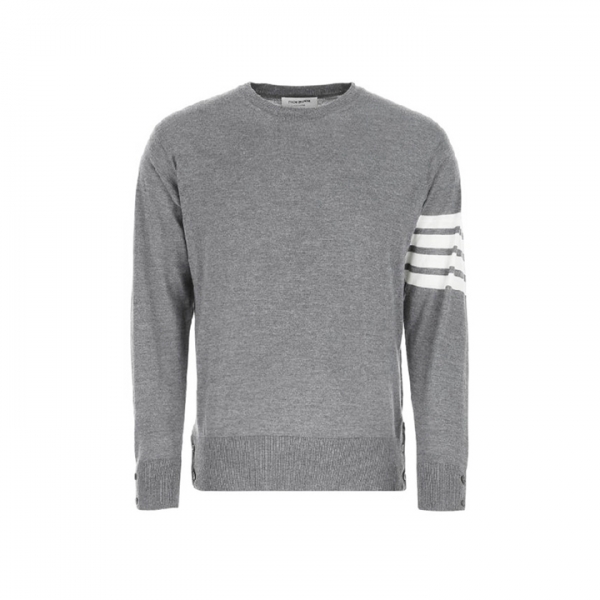 ◆당일◆26SS 사선완장 클래식 크루넥 풀오버 니트 페일그레이 MKA002A Y1014 058