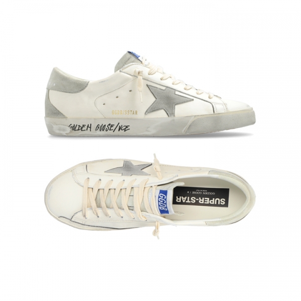 ◆당일◆26SS 슈퍼스타 클래식 스니커즈 화이트/그레이 GMF00102 F005359 11166