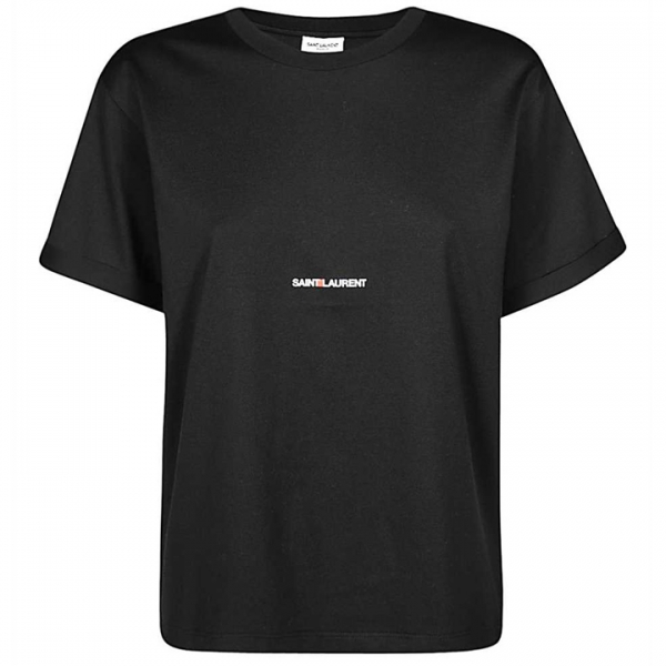 ◆당일◆25SS 로고 프린팅 티셔츠 블랙 460876 YB2DQ 1000