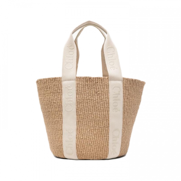 ◆당일◆25FW 로고 스트랩 라지 우디 바스켓백 클라우디 크림 CHC23AS380L18 20S