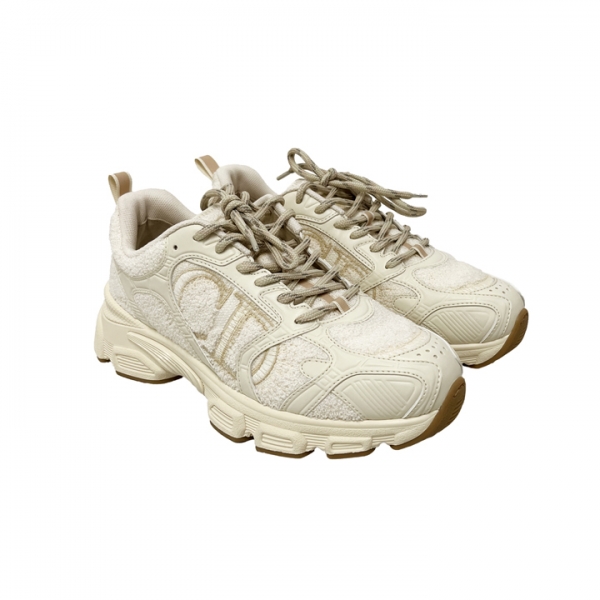 26SS 디올 크로노 스니커즈 크림/누드 KCK491SEF S64U