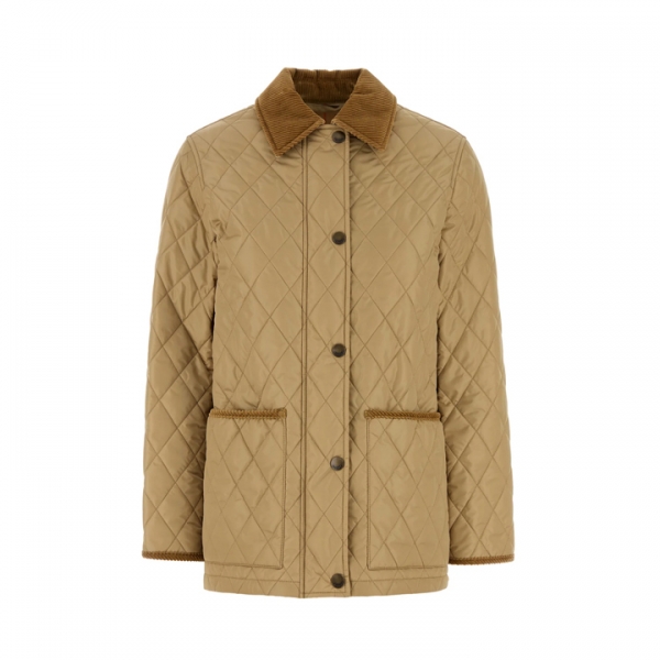 ◆당일◆25FW 시그니처 다이아몬드 퀄팅 자켓 플랙스/샌드 8107464