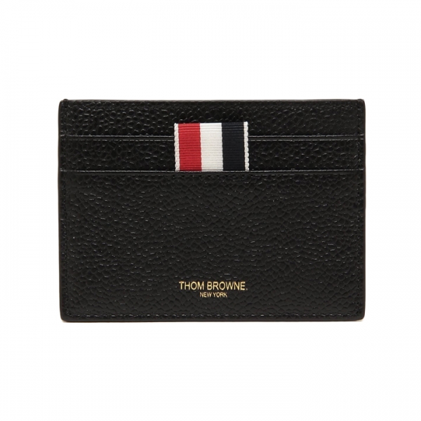 ◆당일◆26SS 페블 그레인 삼선탭 카드지갑 블랙 FAW035A 00198 001