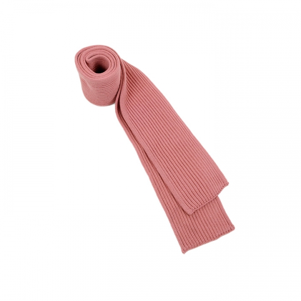 ◆당일◆25FW 골지 울 숏 머플러 로즈 핑크 SHORT SCARF LYSEROD