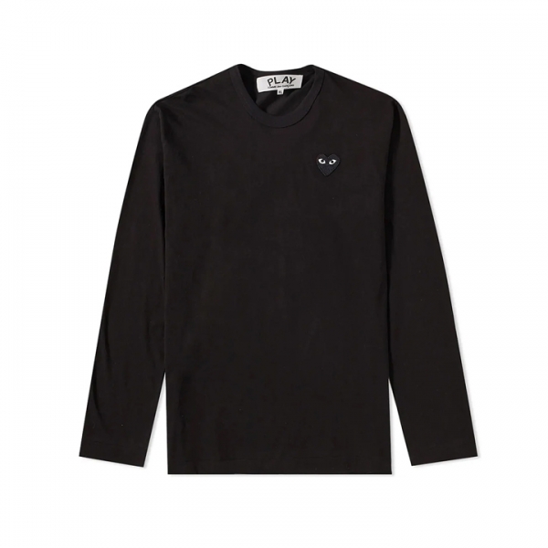 ◆당일◆26SS 블랙 하트 와펜 롱슬리브 티셔츠 블랙 AX-T120-051-1