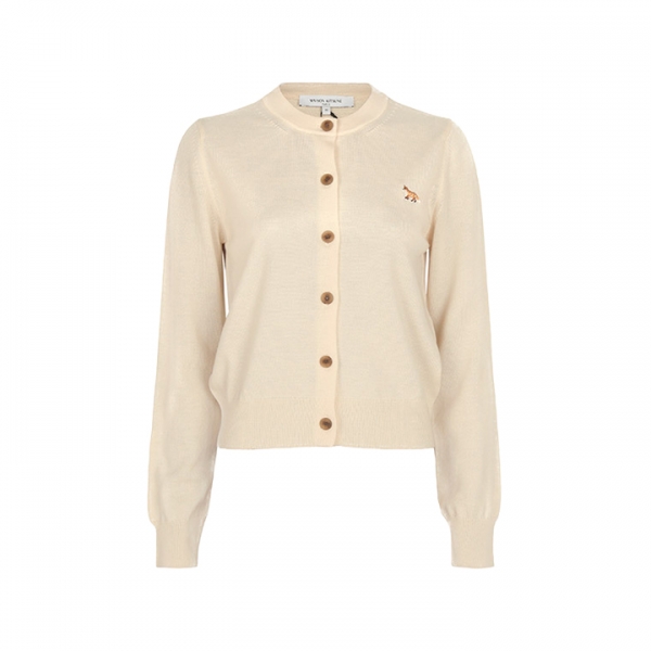 ◆당일◆25FW 베이비 폭스 패치 메리노 울 가디건 펄 핑크 PW00502KT1181 0306