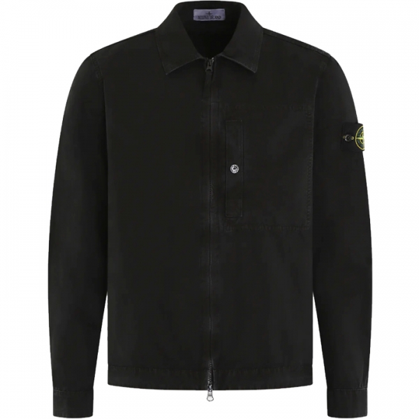 ◆당일◆25SS 와펜 패치 오버셔츠 자켓 블랙 K1S15 1200032 S00WN V0129