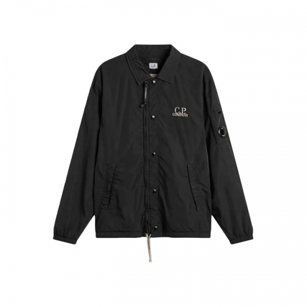 ◆당일◆26SS 렌즈 와펜 크롬 R 로고 집업 코치자켓 블랙 20CMOS007A 005904D 999
