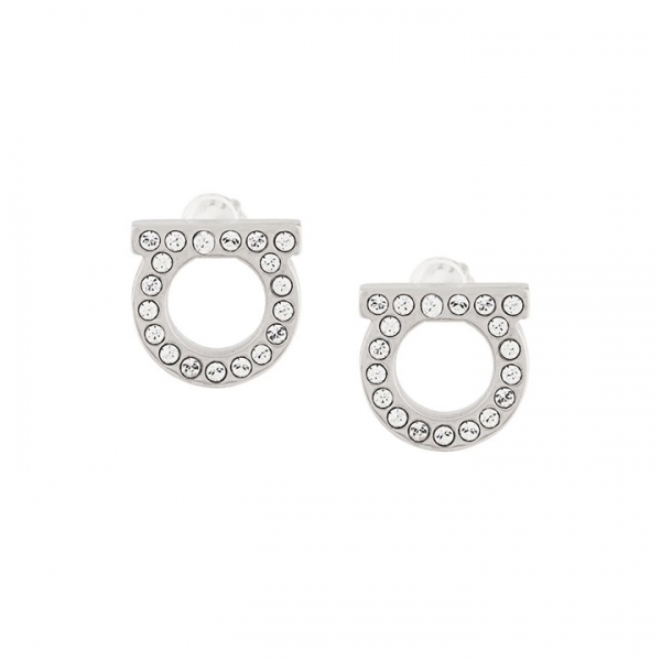 ◆당일◆26SS 간치니 스터드 크리스탈 스몰 이어링 실버 76-0123 0696577