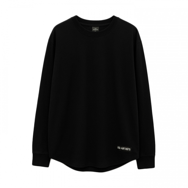 ◆14주년◆풋볼 칸예 프린팅 긴팔 티셔츠 블랙 ART-1215 TEE ML KANYE 77