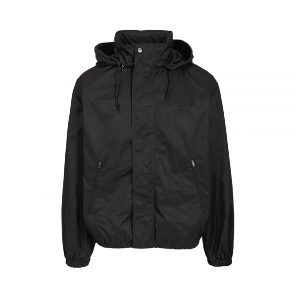 26SS 트리오페 로고 자수 히든후드 윈드자켓 블랙 RV1402T28 38NO