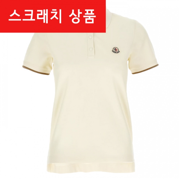 ◆스크래치◆로고 패치 폴로 티셔츠 아이보리 K1 093 8A000 01 84720 034