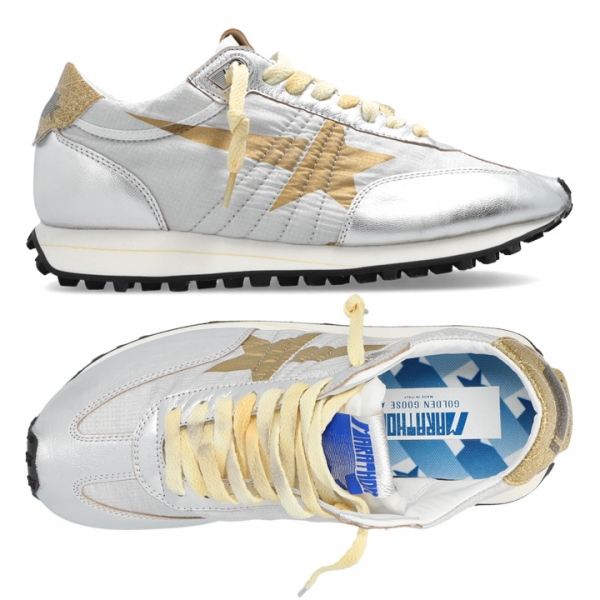 ◆당일◆25FW 여성 러닝 마라톤 M77 스니커즈 실버/골드 GWF00683 F005490 70138