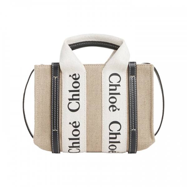 ◆당일◆26SS 우디 미니 토트백 네추럴 CHC22AP237I26 91J