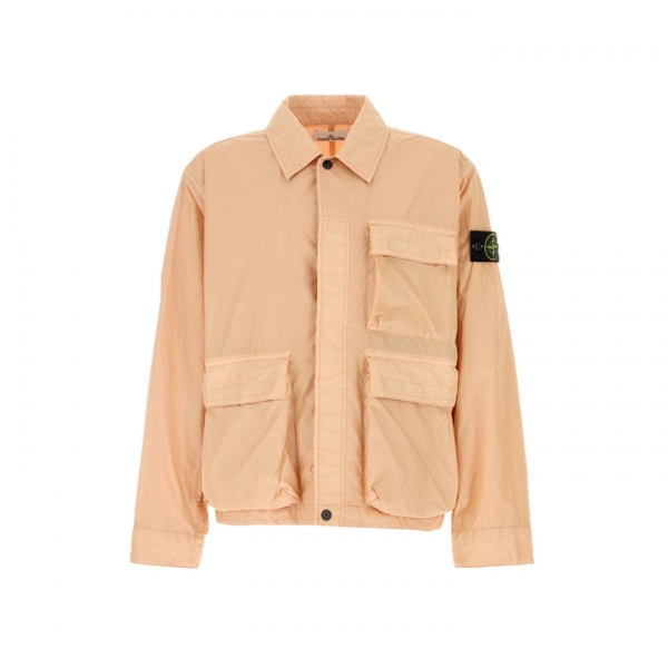 ◆당일◆26SS 와펜 가먼트다이드 크링클랩스 자켓 에이프리콧 L1S15 4100003 S0A23 V008E