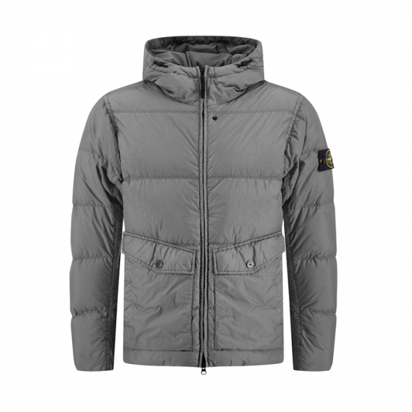 ◆당일◆25FW 가먼트다이 크링클랩스 후드 패딩자켓 그레이 K2S15 4100011 S0A23 V006B