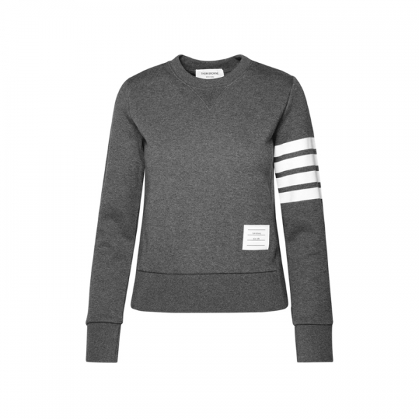 ◆당일◆26SS 여성 사선 완장 클래식 맨투맨 다크그레이 FJT002A 00535 025