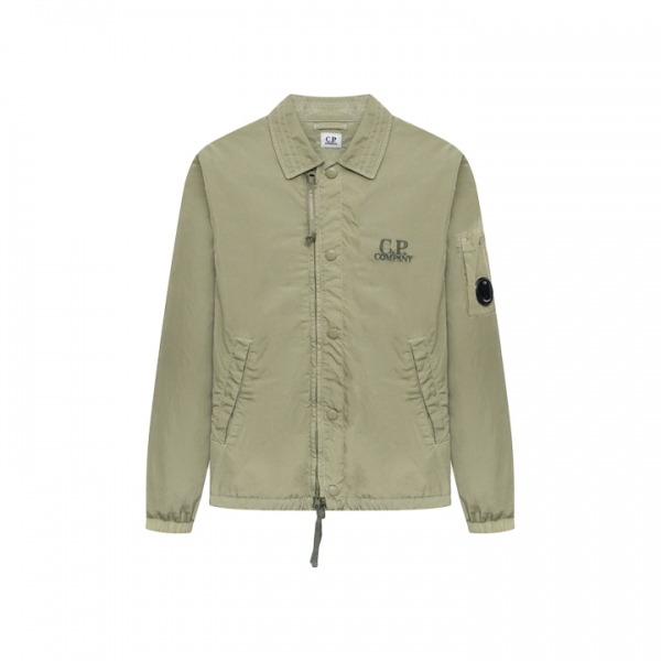 ◆당일◆26SS 렌즈 와펜 크롬 R 로고 집업 코치자켓 모스그레이 20CMOS007A 005904D 610