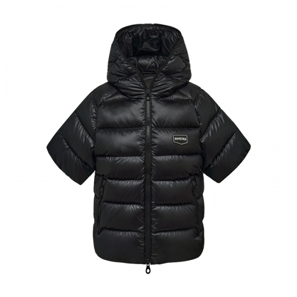 ◆당일◆25FW 사달멜리크 SADALMELIK 하프 슬리프 후드 패딩 자켓 블랙 VDDH01225K0001 BKS