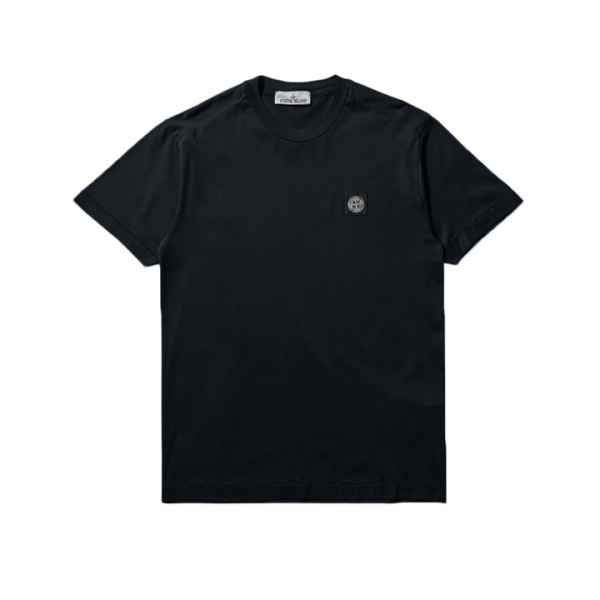 ◆당일◆25FW 로고 패치 가먼트다이 티셔츠 네이비 K2S15 2100027 S0013 V0020