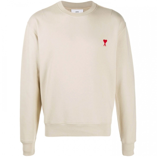 ◆14주년◆하트 스몰 로고 맨투맨 베이지 E21HJ007 730 250