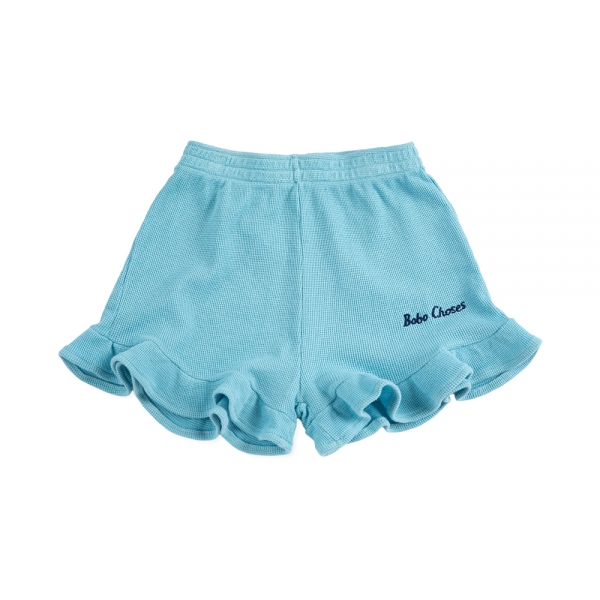 키즈 러플 숏 팬츠 라이트블루 B126AC062 451