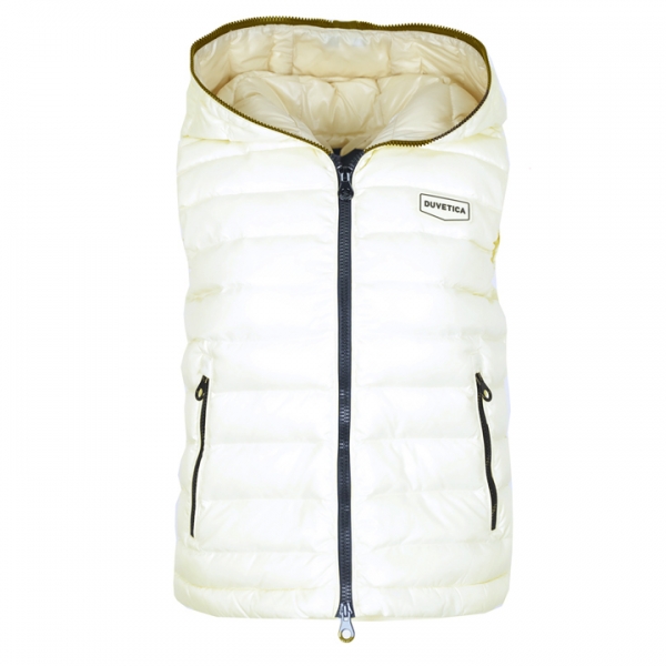 ◆당일◆25FW PACENZA 로고 패치 패딩 조끼 화이트 VDDV00125K0001 WHS